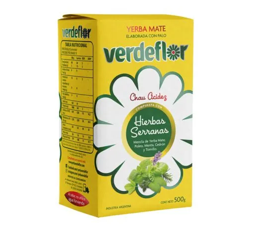 Yerba mate Verdeflor Hierbas Serranas 500 g