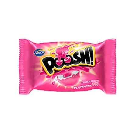 Chicletes Poosh Arcor frutilla 6G