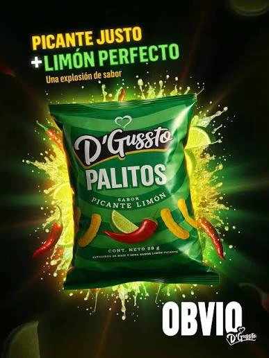 D GUSSTO PALITO PICANTE LIMON