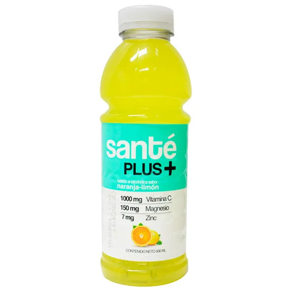 Sante Plus+ Vitaminas Naranja Limon X 500ml