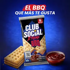 [3590] Club Social Galleta xtrem BBQ X 24G
