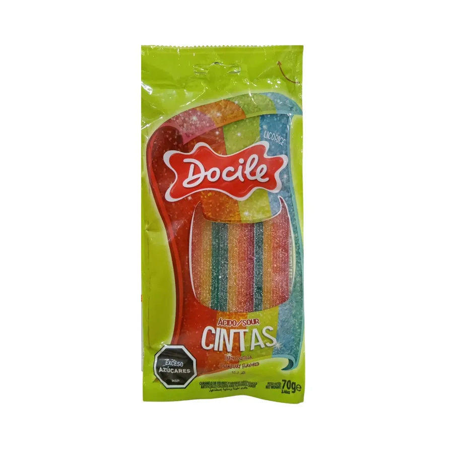 Cintas Docile Coloridas Ácida X 70G 