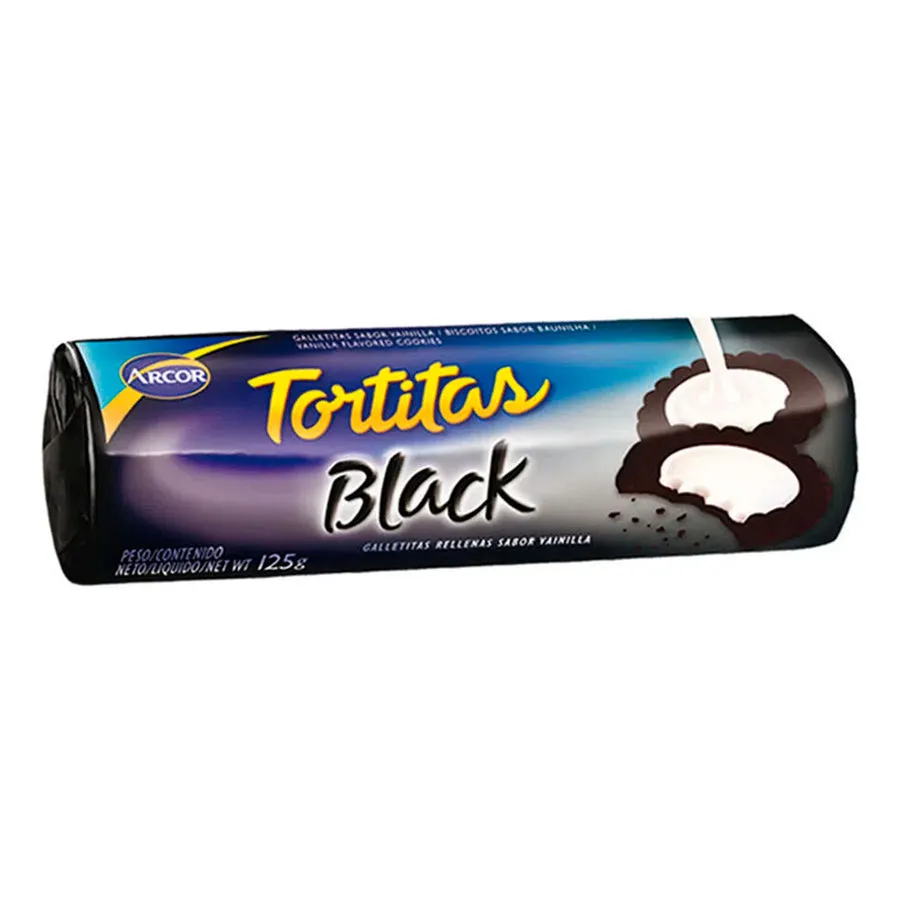 Tortitas Galletas Black Arcor X 125G 