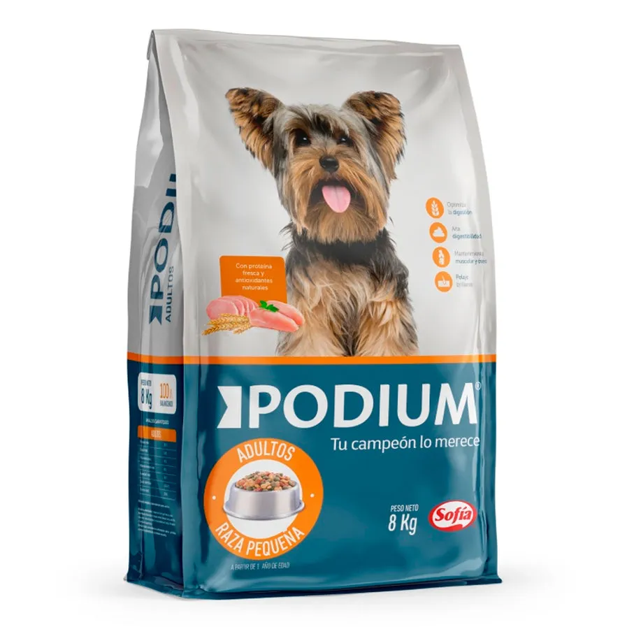 Alimento Podium Adulto Raza Pequeña X 2.8Kg 
