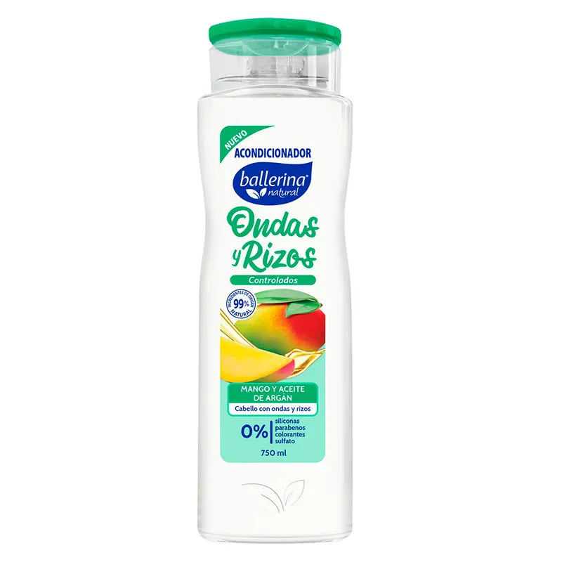 Acondicionador Ballerina Ondas Y Rizos 750 ml