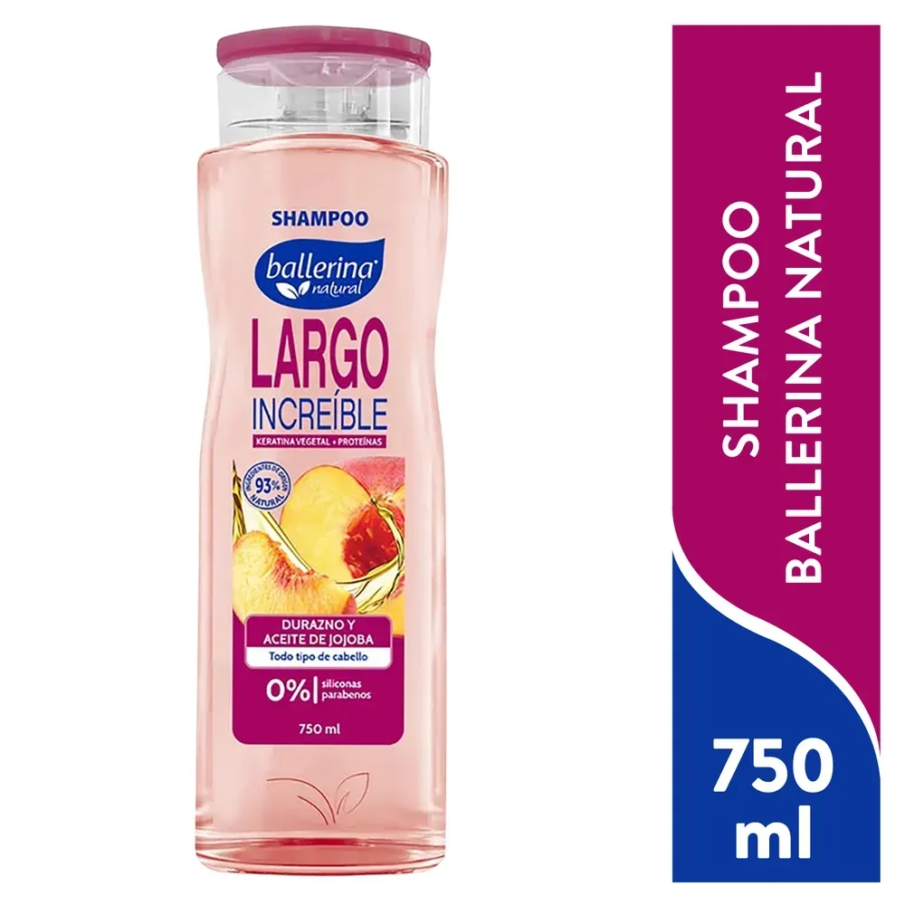 Champú Ballerina Largo Increíble – 750 ml
