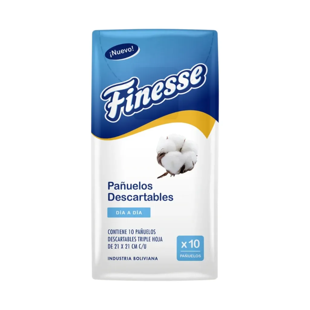 Pañuelos Finesse Día A Día X 10 Unidades