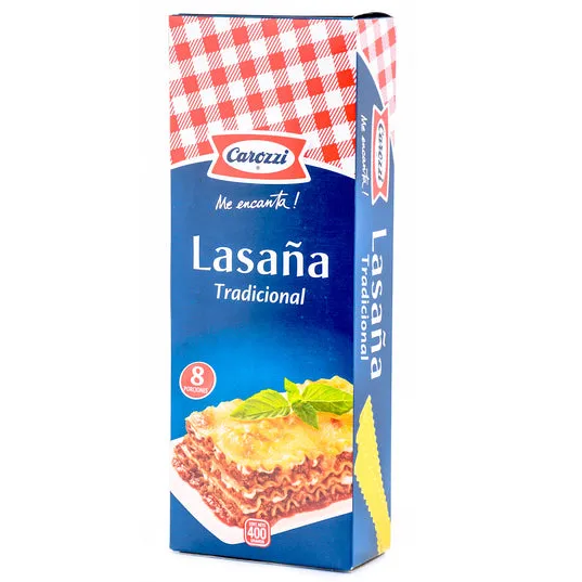 Pasta Carozzi Lasagna #11 X 400G 