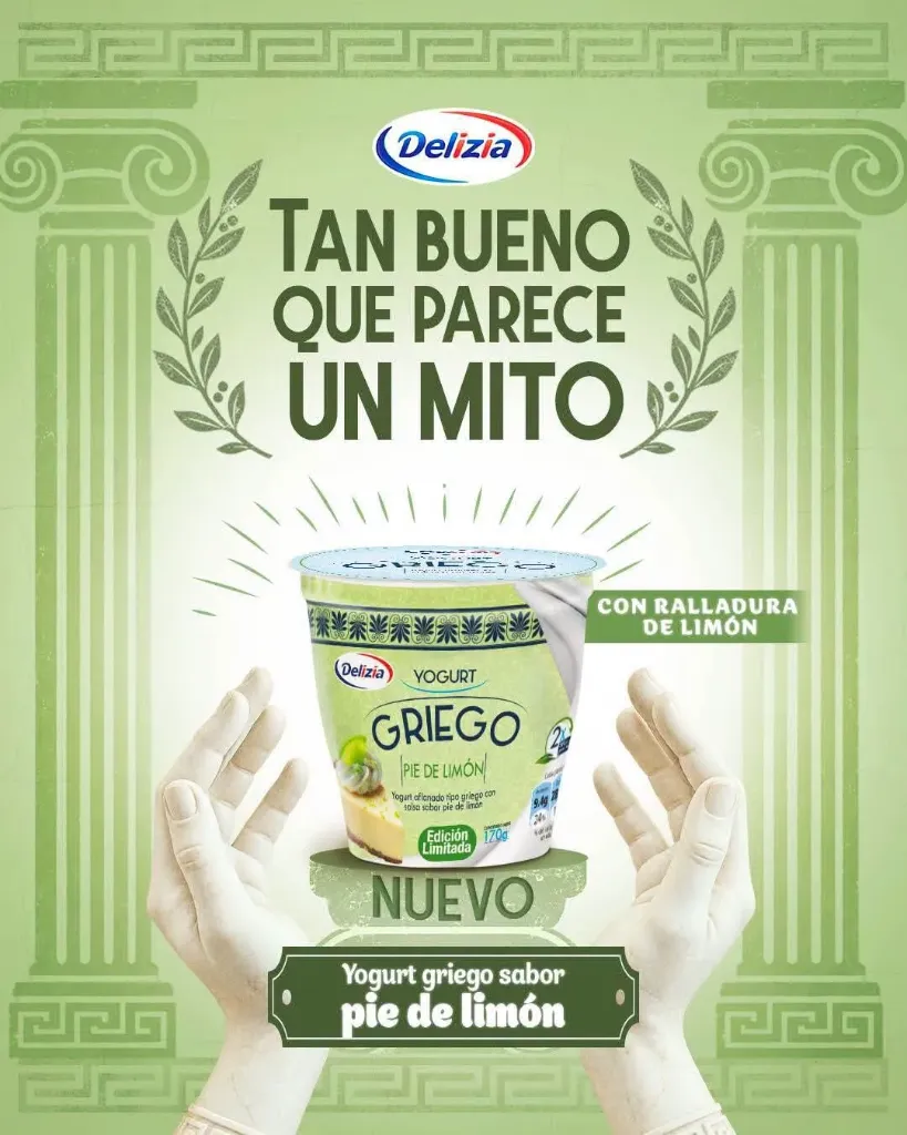 DELIZIA YOGURT GRIEGO PIE DE LIMON170 G 