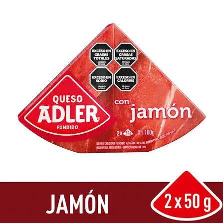 Queso Adler Jamon 100 Gr. 