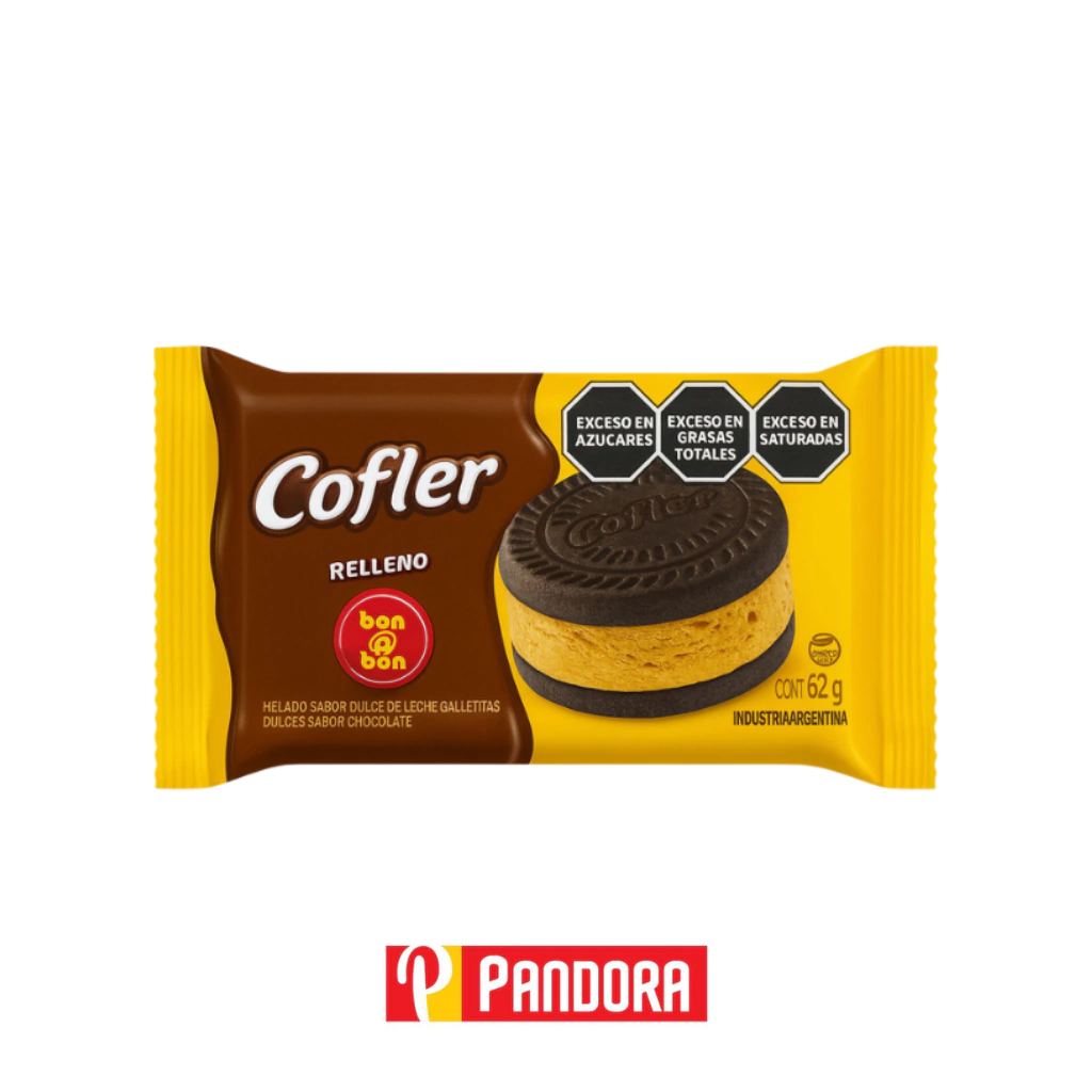 SANDWITCH ALFAJOR HELADO COFLER BON O BON 62GR
