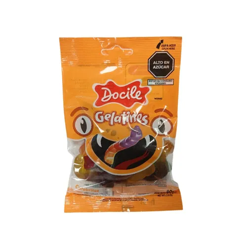 Gomitas Docile Gelatines Culebritas X 80G 