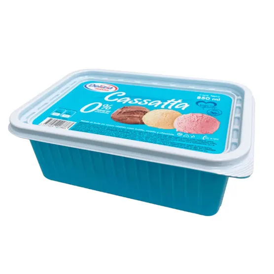 Helado Cassata Delizia 0% Azúcar X 850Ml 