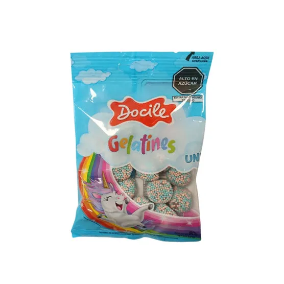 Gomitas Docile Gelatines Unicornio X 80G 