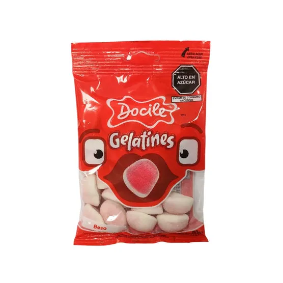 Gomitas Docile Gelatines Beso X 80G 