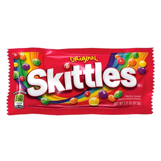 [208061] Skittles Chocolate X 61.5G 