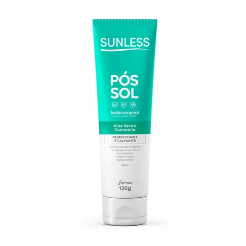 Loción Farmax Sunless Pos Sol Aloe Vera Manzana X 120G