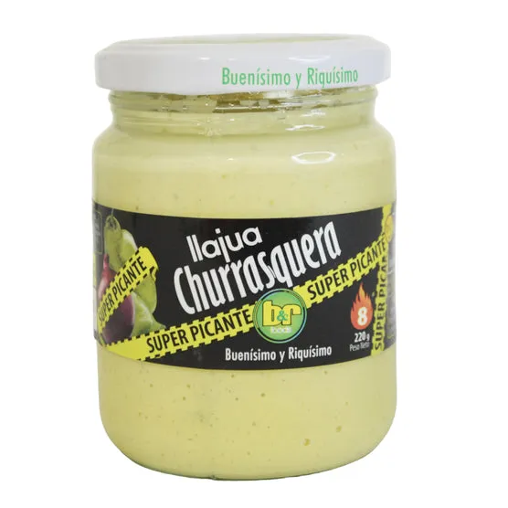 Llajua Byr Foods Churrasquera Súper Picante X 220G