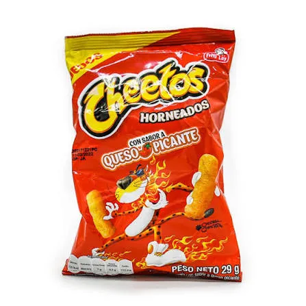 Cheetos Sabor A Queso Picante X 21G