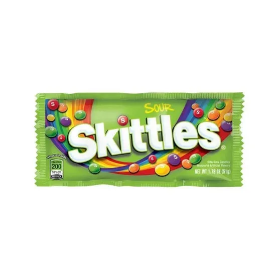 Caramelos Masticables Skittles Sour X 51G 