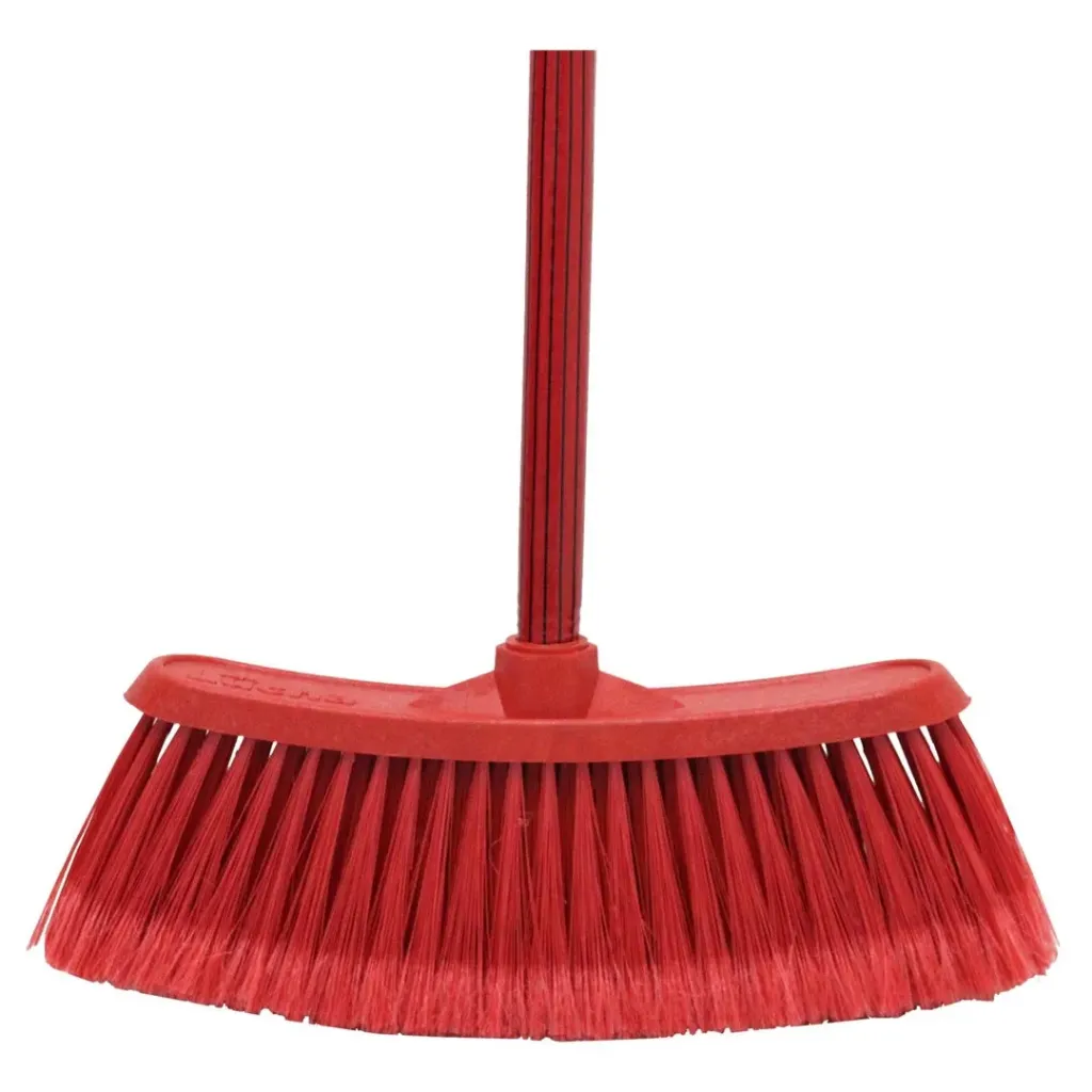 Escoba Multiusos De Cerdas Resistentes Para Limpieza De Interiores Hude Doña Lucha Pet Rojo