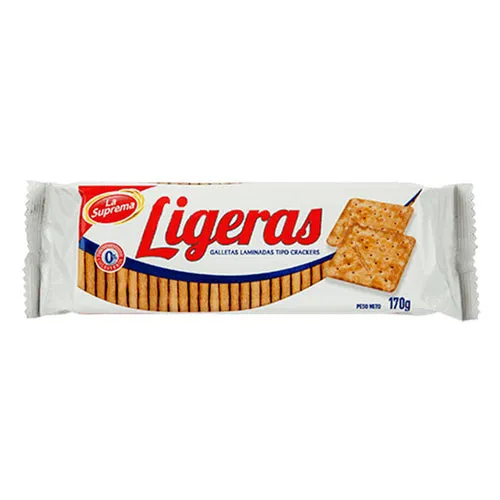 La Suprema Ligeras Galleta Crackers X 170G 