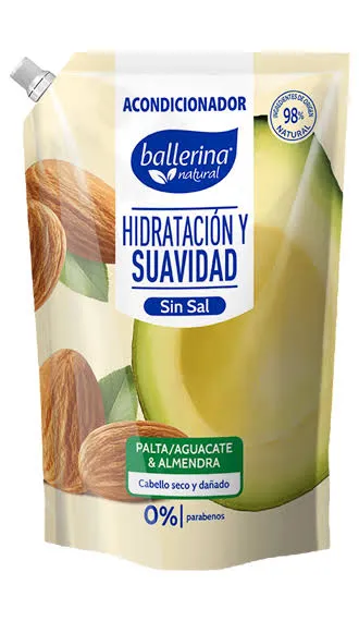 acondicionador Ballerina palta y aguacate Doypack X 350Ml