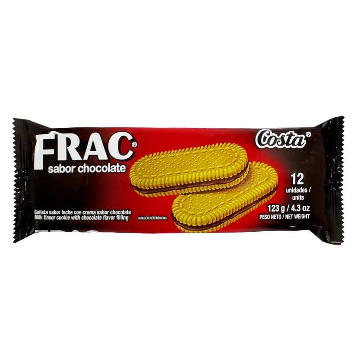Galleta Frac Costa Sabor Chocolate X 123G
