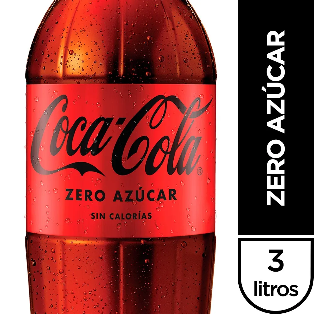 COLA COLA SIN AZUCAR X  3 LT