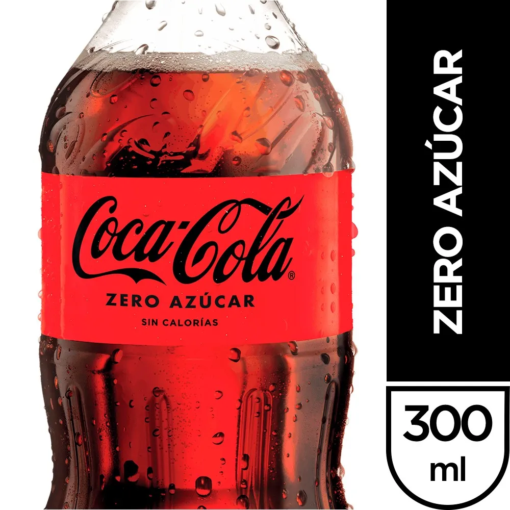 COLA COLA SIN AZUCAR X 300 ML