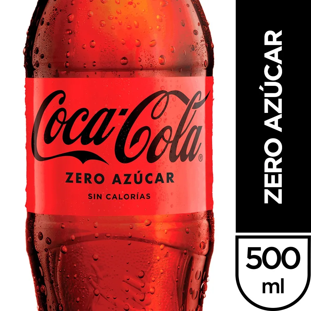 COLA COLA SIN AZUCAR X 500 ML