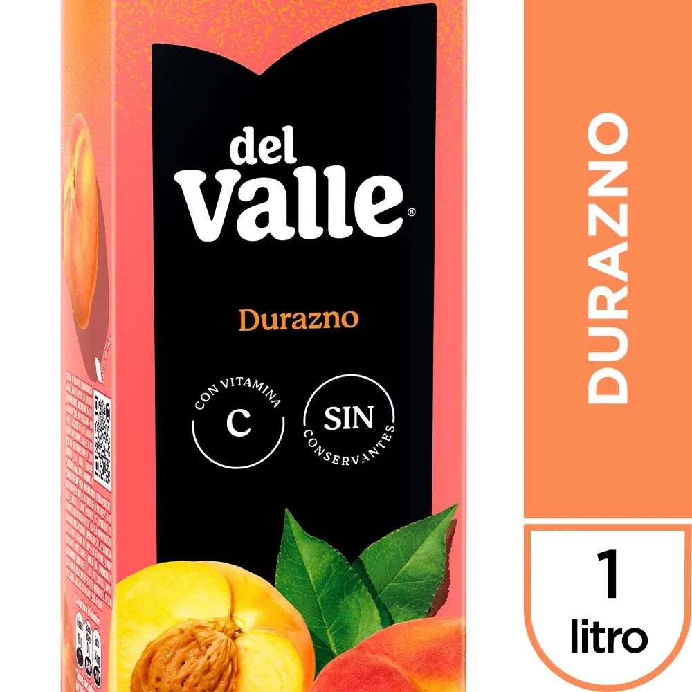 DEL VALLE  DURAZNO X 1LT