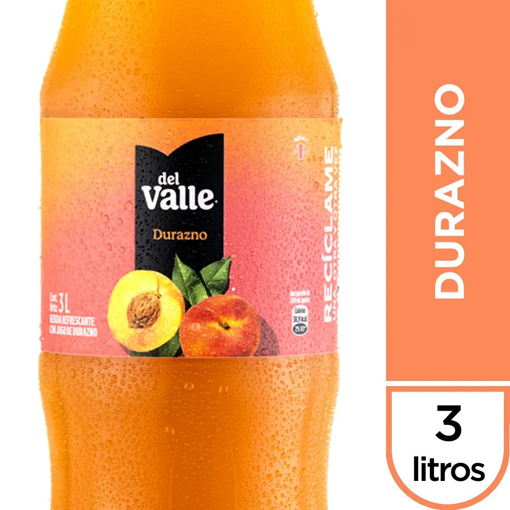 DEL VALLE  DURAZNO X 3LT