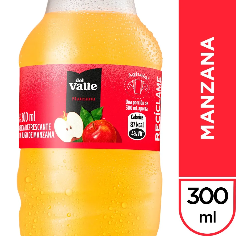 DEL VALLE  MANZANA X 300ML