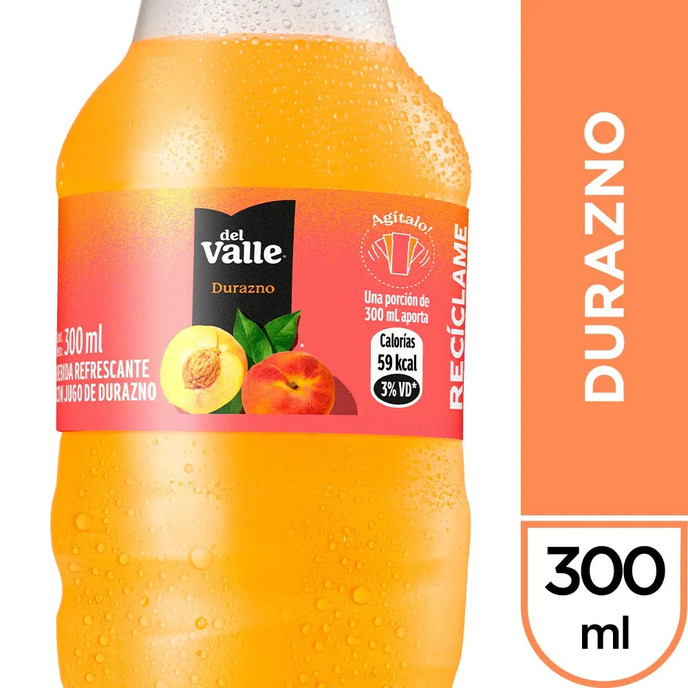 DEL VALLE DURAZNO X 300ML