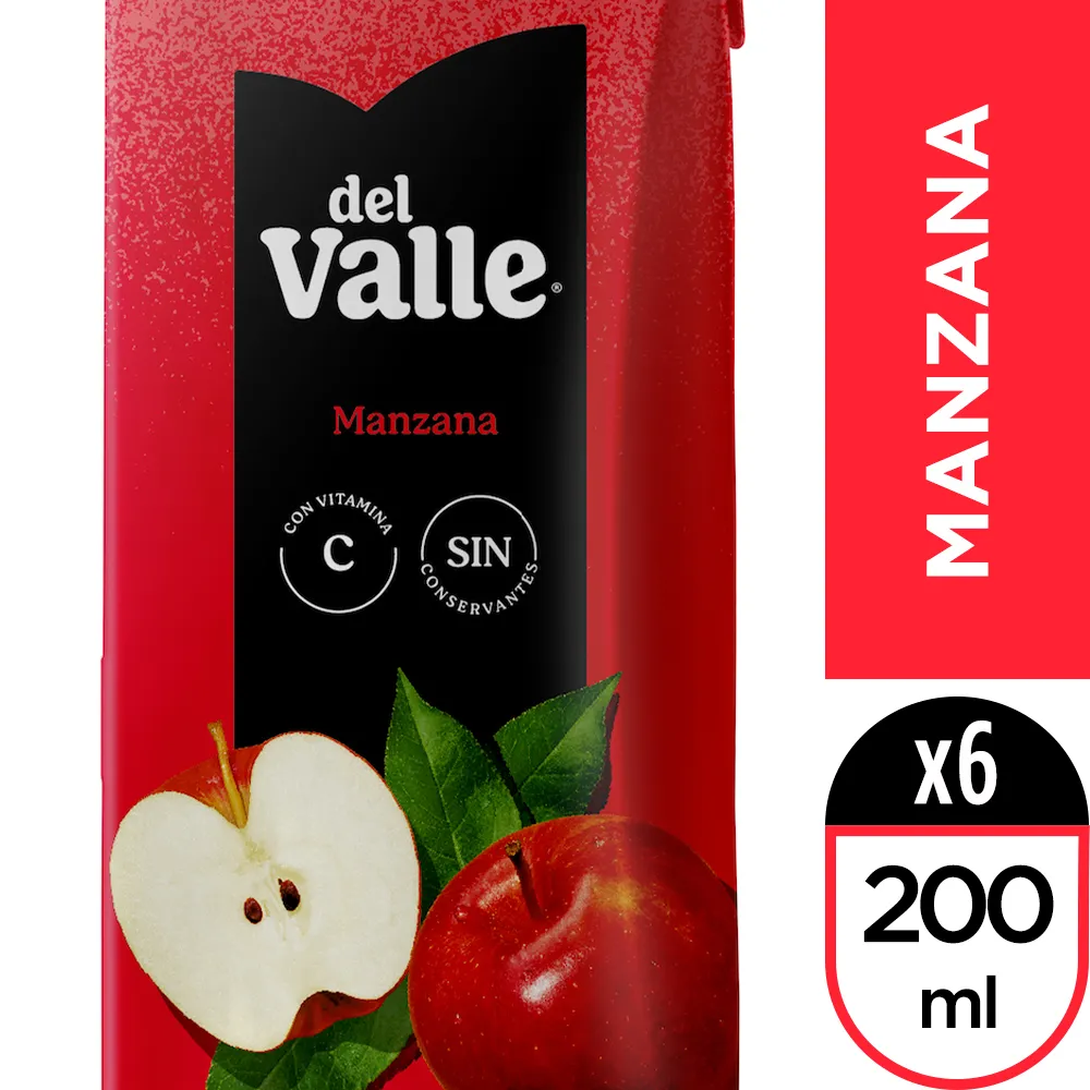DEL VALLE MANZANA X 200ML