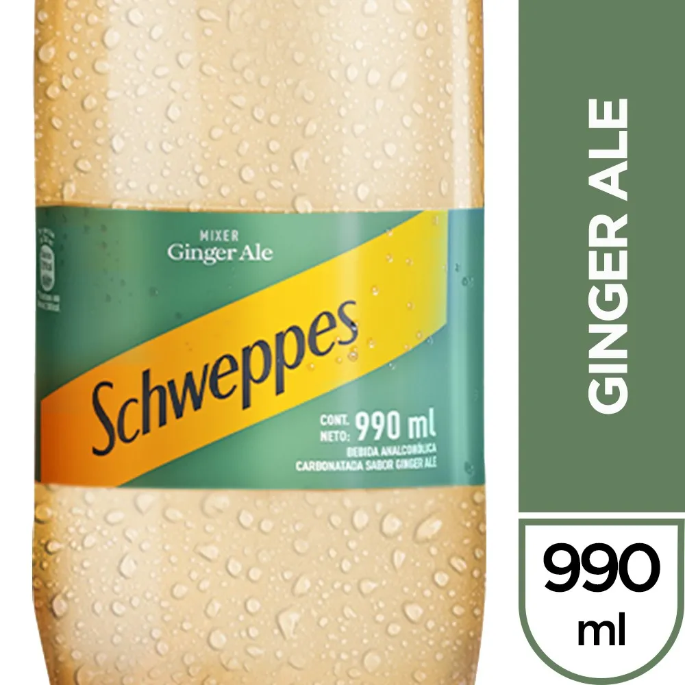 SCHWEPPES GINGER ALE X 990 ML