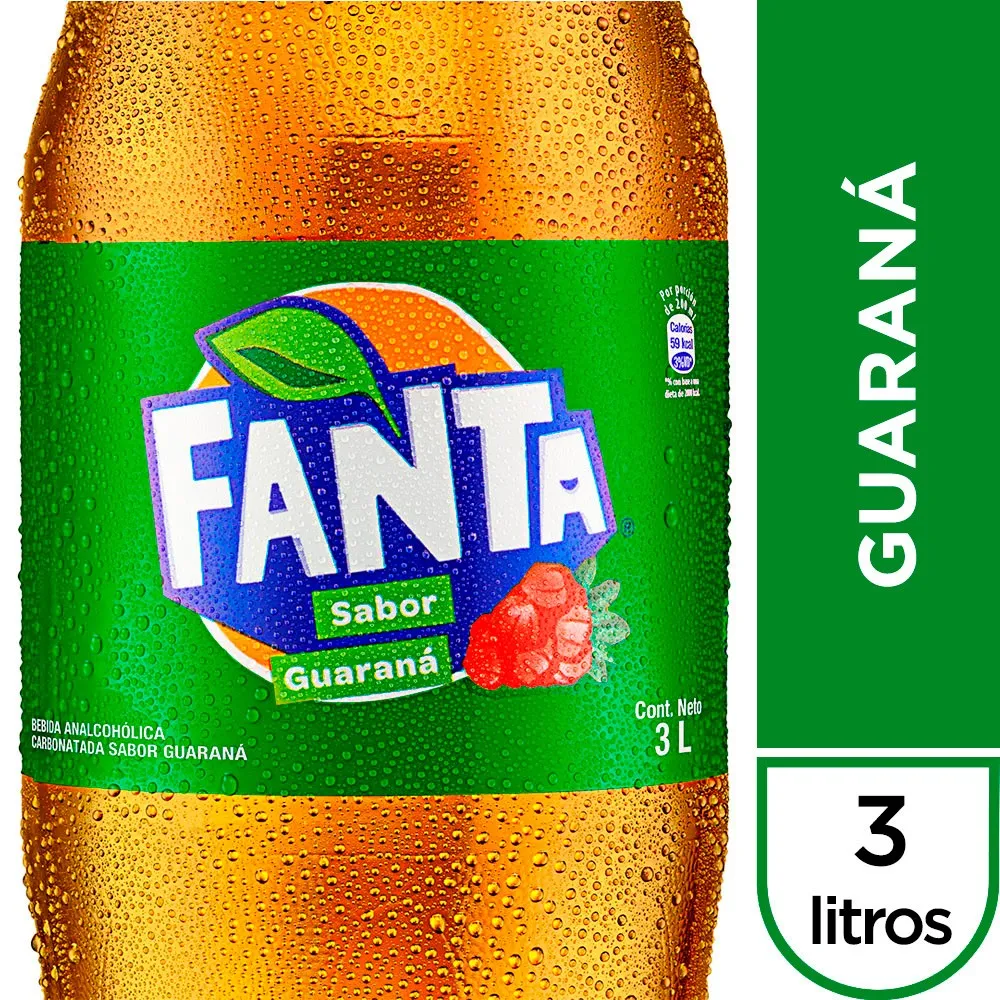 FANTA GUARANÁ X 3 LT