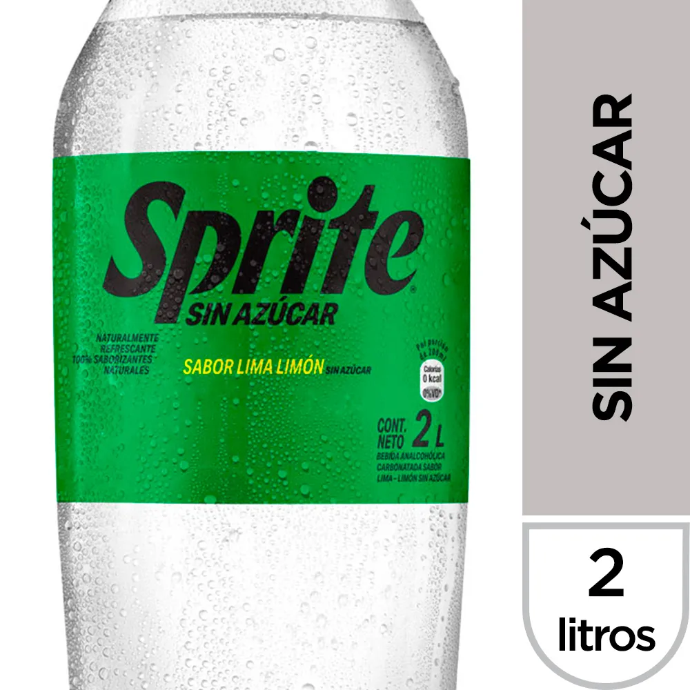 SPRITE SIN AZUCAR X 2 LT