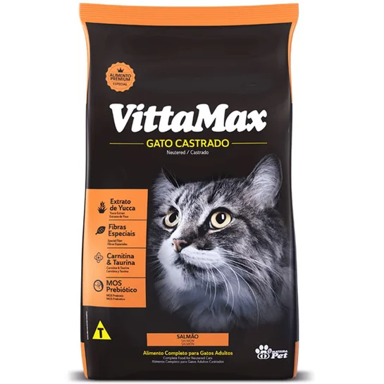 Gato Castrado Gold Sabor Salmon / VittaMax 1KG