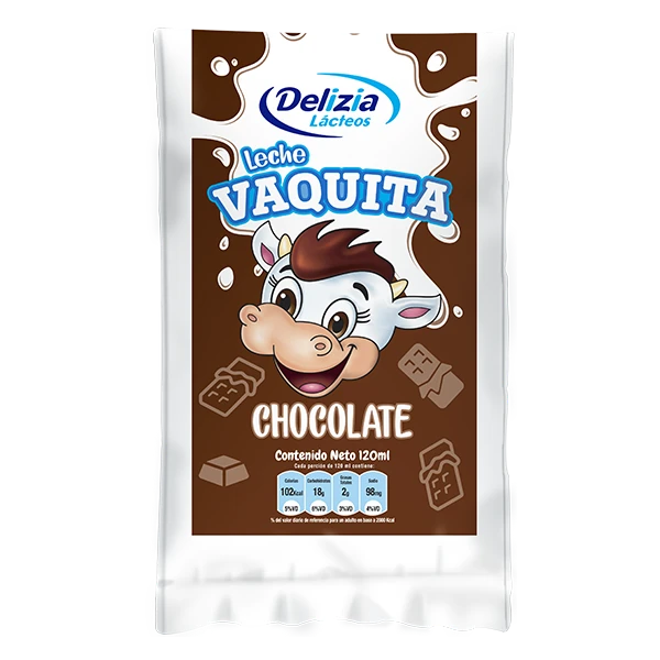 Leche Sachet 120 ml VAQUITA CHOCOLATE- Delizia