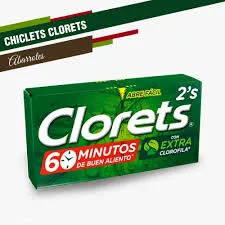 [7042] CHICLETS CLORETS MENTA 