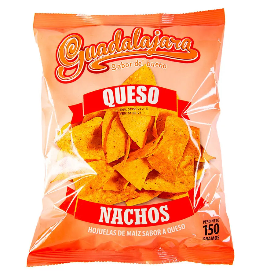 Guadalajara Nachos Sabor A Queso X 40Gr