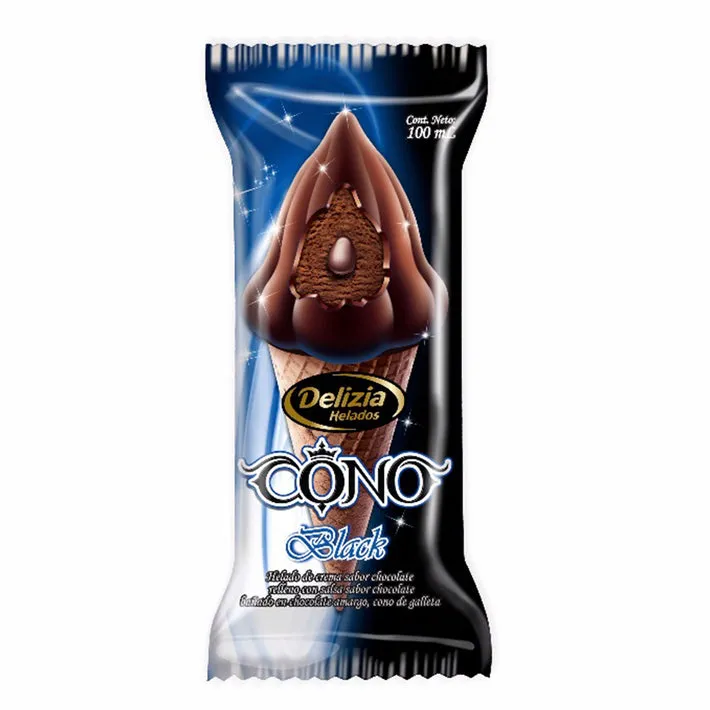 [1074] Delizia Helado Cono Black