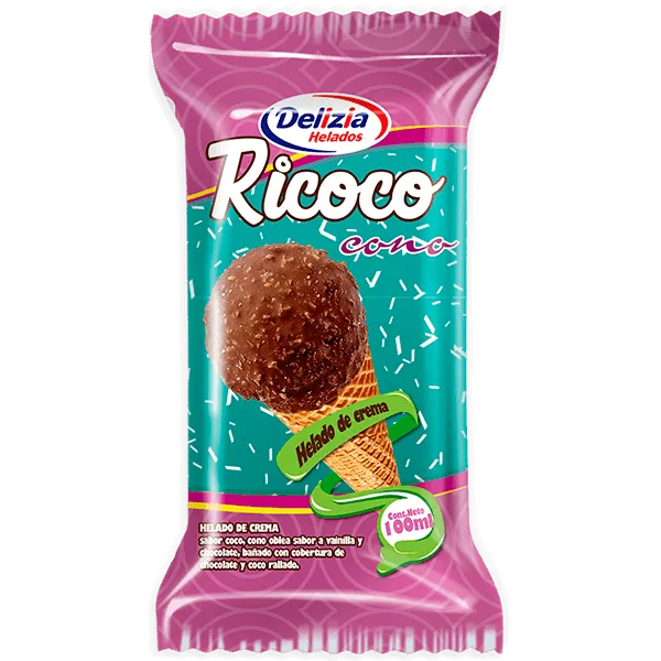 Delizia Helado Cono Ricoco 100ml