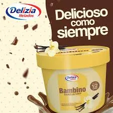 Delizia Helado Bambino Vainilla Chip X 500Ml