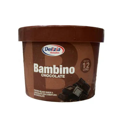 [2108] Delizia Helado Bambino Chocolate X 500Ml