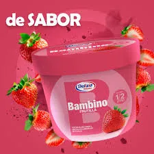 [2107] Delizia Helado Bambino Frutilla X 500Ml