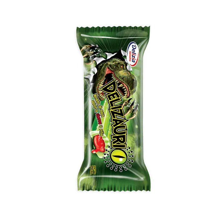 Helado De Agua Delizaurio Delizia Sabor Cherry Piña X 70Ml