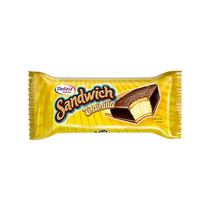 [1576] Delizia Sandwich Helado X 100Ml Vainilla